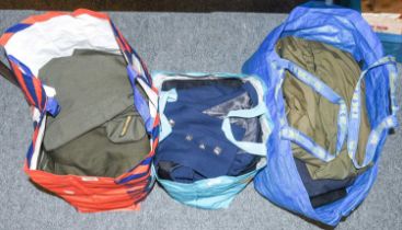 A Quantity of Various Uniforms, including an Interservice tracksuit top, a Cadet Atheletic jacket,