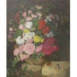 Manner of Jan van Os (1744-1808) Dutch Still life of flowers and butteflies Oil on canvas, 75cm by