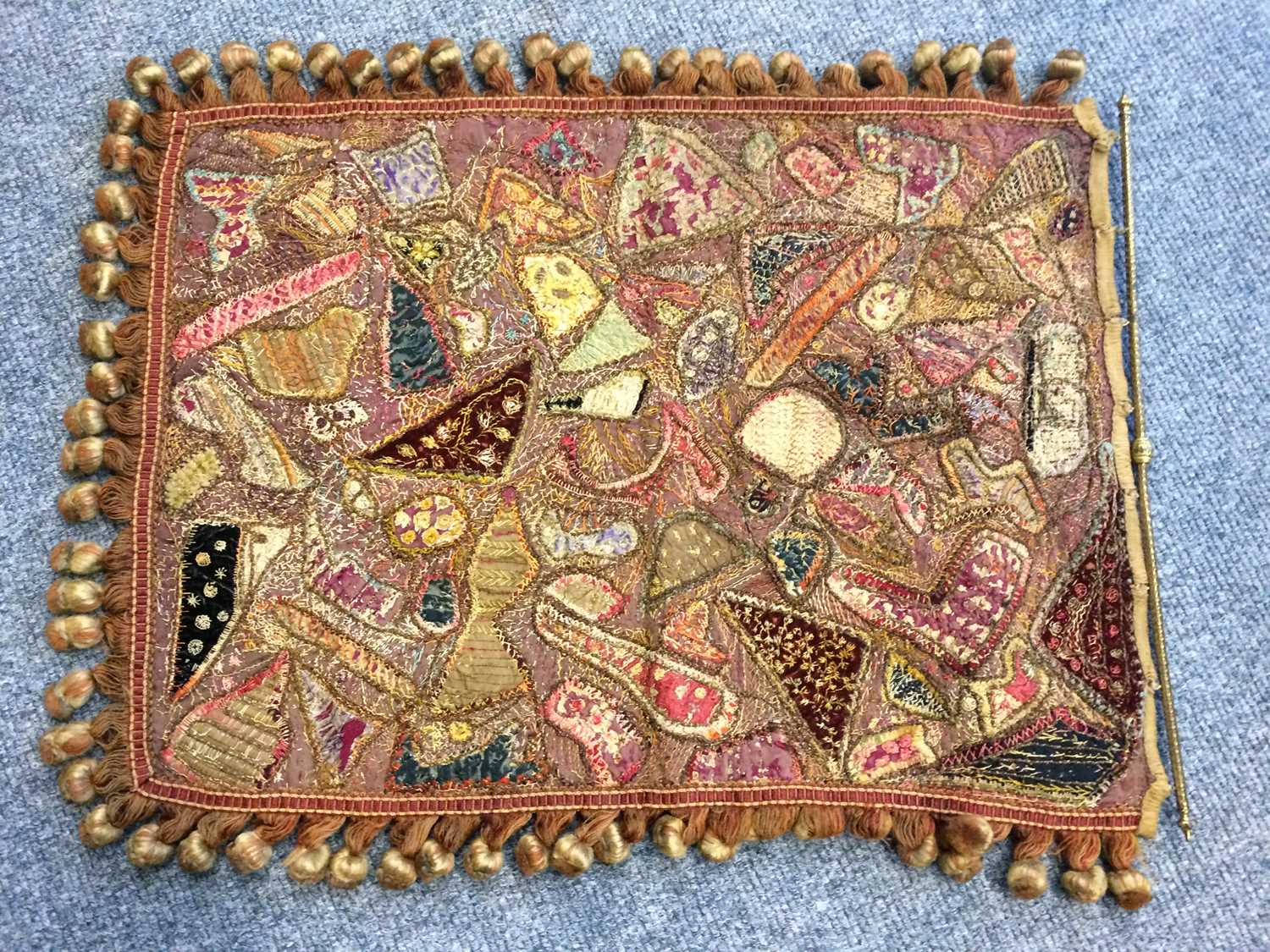 Assorted Chinese, Eastern and Other Textiles, comprising embroideries, baby silk shoes, silk - Image 10 of 30