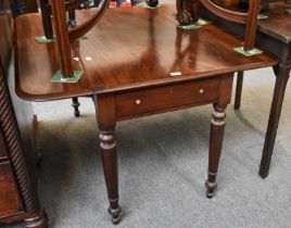 A Victorian Mahogany Pembroke Table, 103cm by 133cm by 72cm