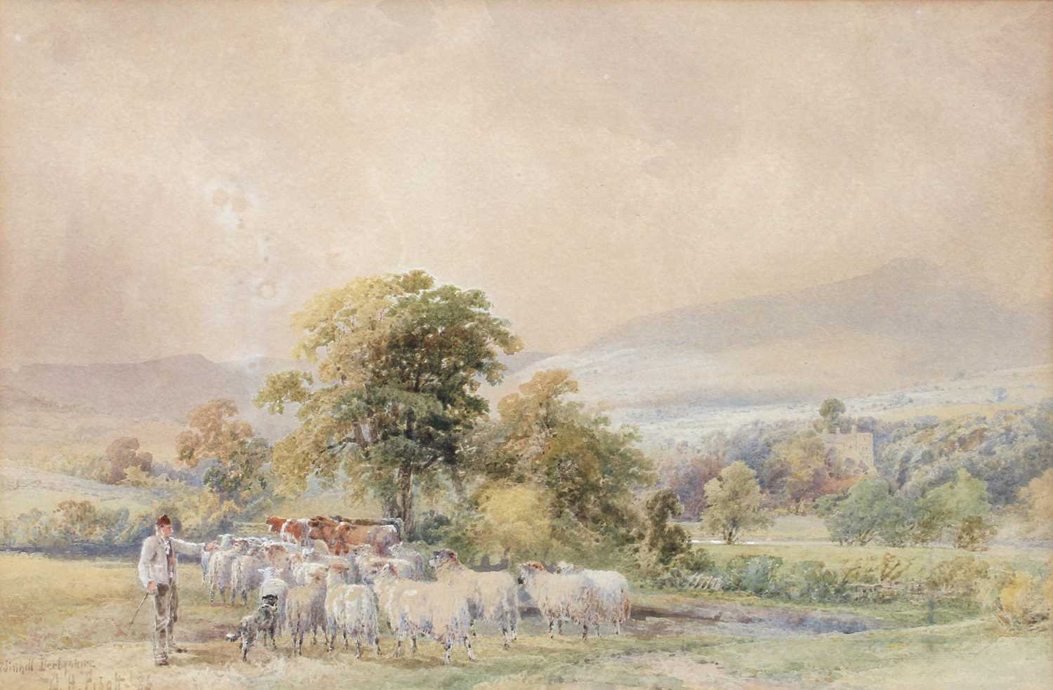 William Henry Pigott (1810-1901) "Winhill Derbyshire" Signed, inscribed and dated (18)86,