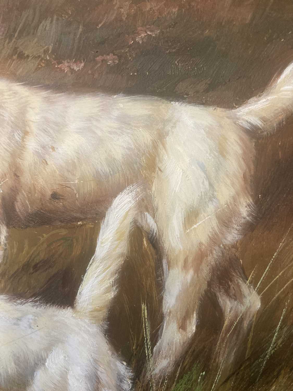 British School (20th Century) A pair of alert Terriers, Oil on board, together with a 20th Century - Image 6 of 11