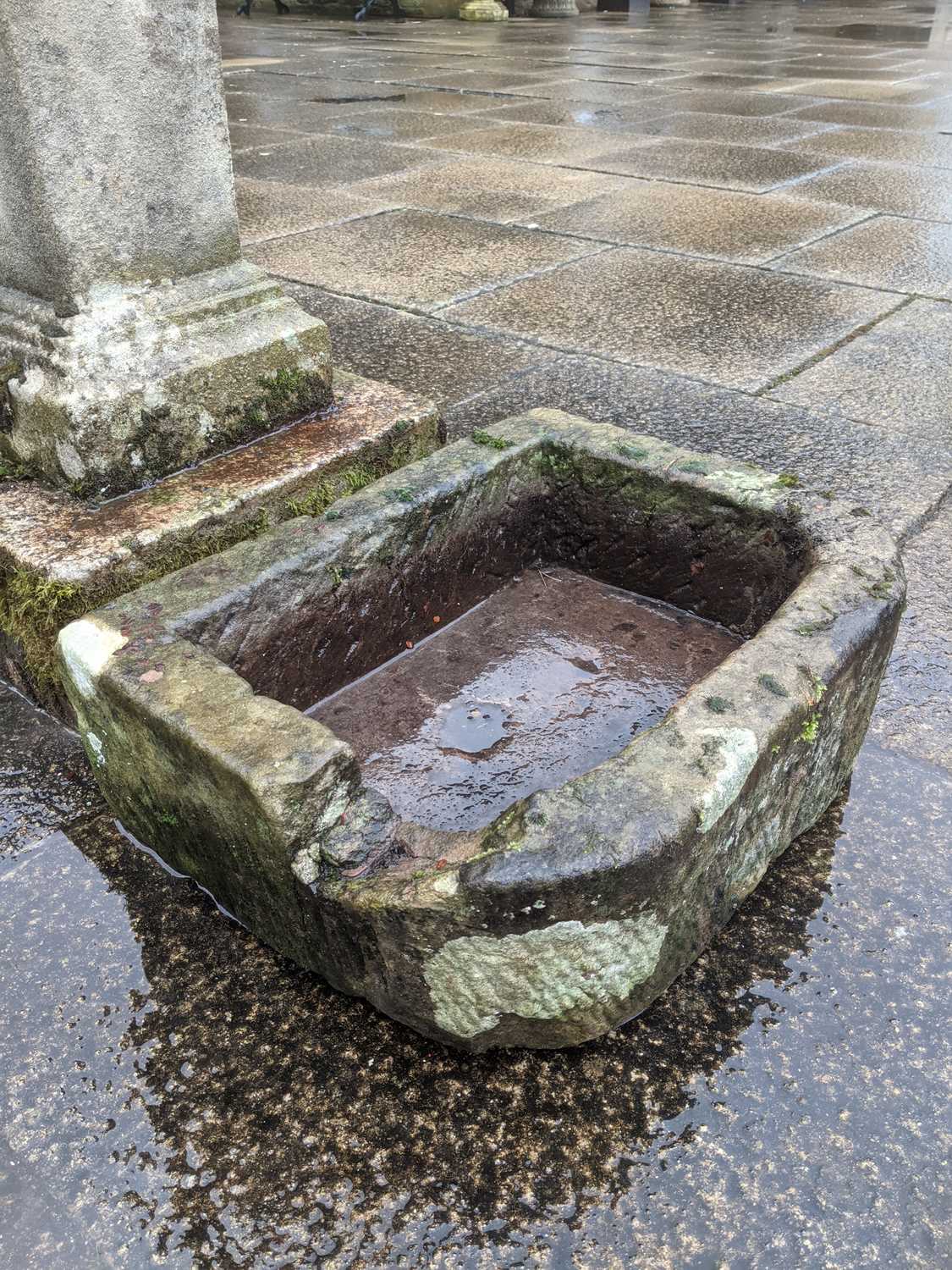 A Carved Stone Planter, of small proportions, 50cm by 40cm by 16cm