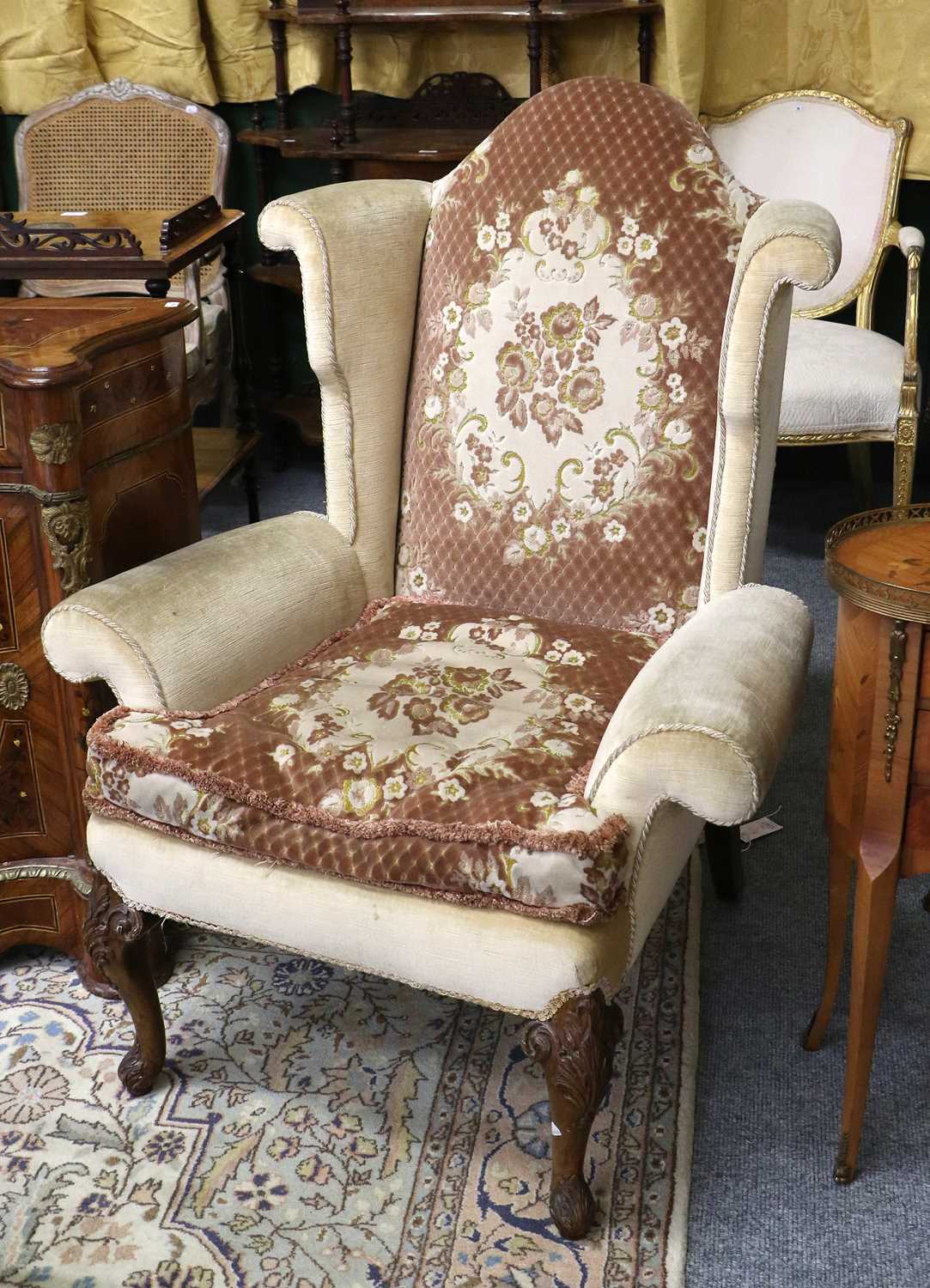 A Wing Back Chair - Image 3 of 3