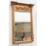 A Gilt Pier Mirror, 96cm by 64cm