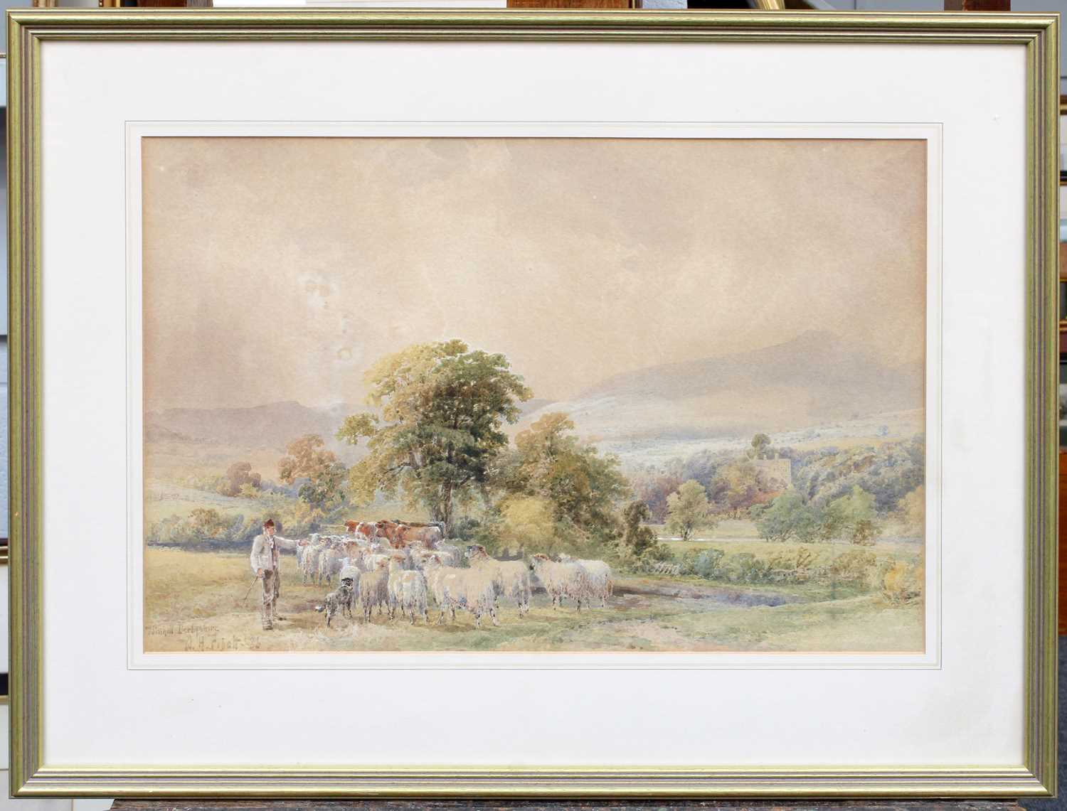 William Henry Pigott (1810-1901) "Winhill Derbyshire" Signed, inscribed and dated (18)86, - Image 3 of 4