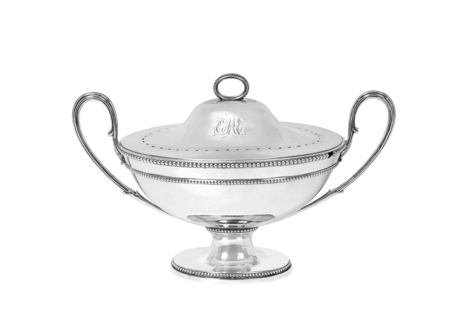 A George III Silver Sauce-Tureen and Cover, Probably by Robert Hennell, London, 1778