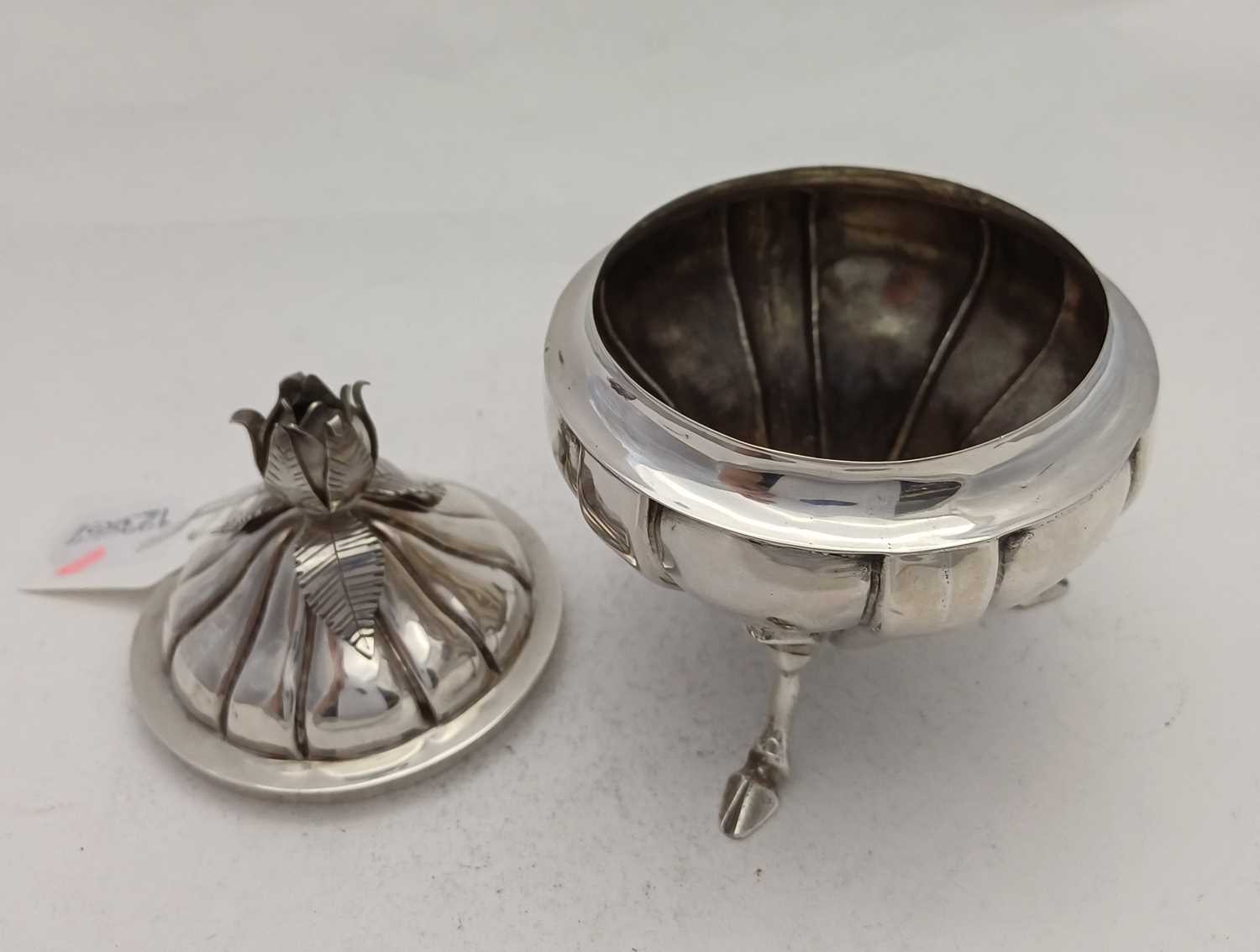 A Maltese Silver Sugar-Bowl and Cover, Maker's Mark Indistinct, 20th Century - Image 3 of 7