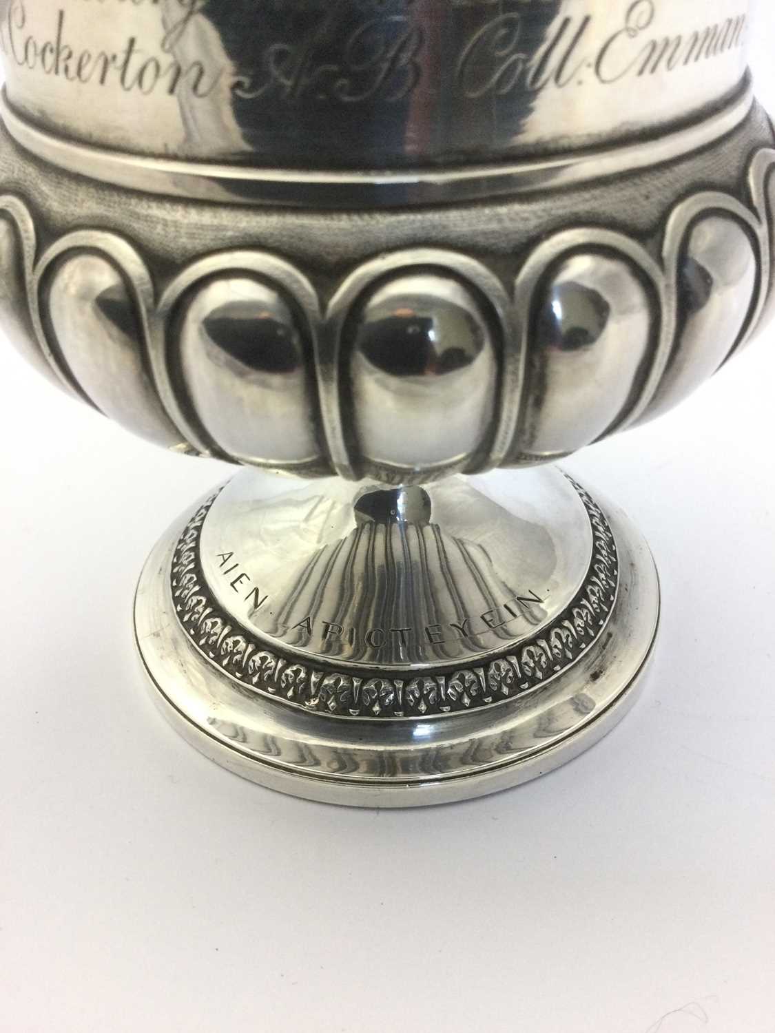 A George III Silver Goblet, by Rebecca Emes and Edward Barnard, London, 1811 - Image 6 of 8