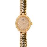 Omega: A Lady's 18 Carat Gold Wristwatch, signed Omega, ref: 1375, circa 1980, (calibre ETA 976.001)