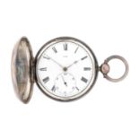 McCabe: A Silver Open Faced Verge Pocket Watch, signed Jas McCabe, Royal Exchange, London, 1829,