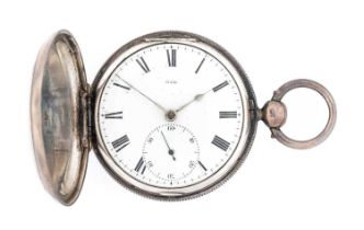 McCabe: A Silver Open Faced Verge Pocket Watch, signed Jas McCabe, Royal Exchange, London, 1829,