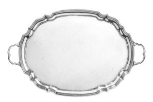 An Elizabeth II Silver Tray, by David Shaw Silverware Ltd., London, 1978