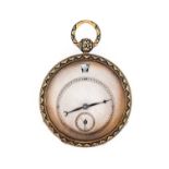 Bautte & Moynier: A Swiss Enamel Digital Hour Display Pocket Watch, signed Bautte & Moynier, A