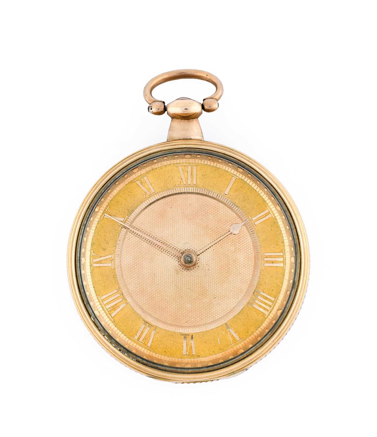 Twycross & Farley: An 18 Carat Gold Verge Open Faced Pocket Watch, signed Twycross & Farley, Dublin,