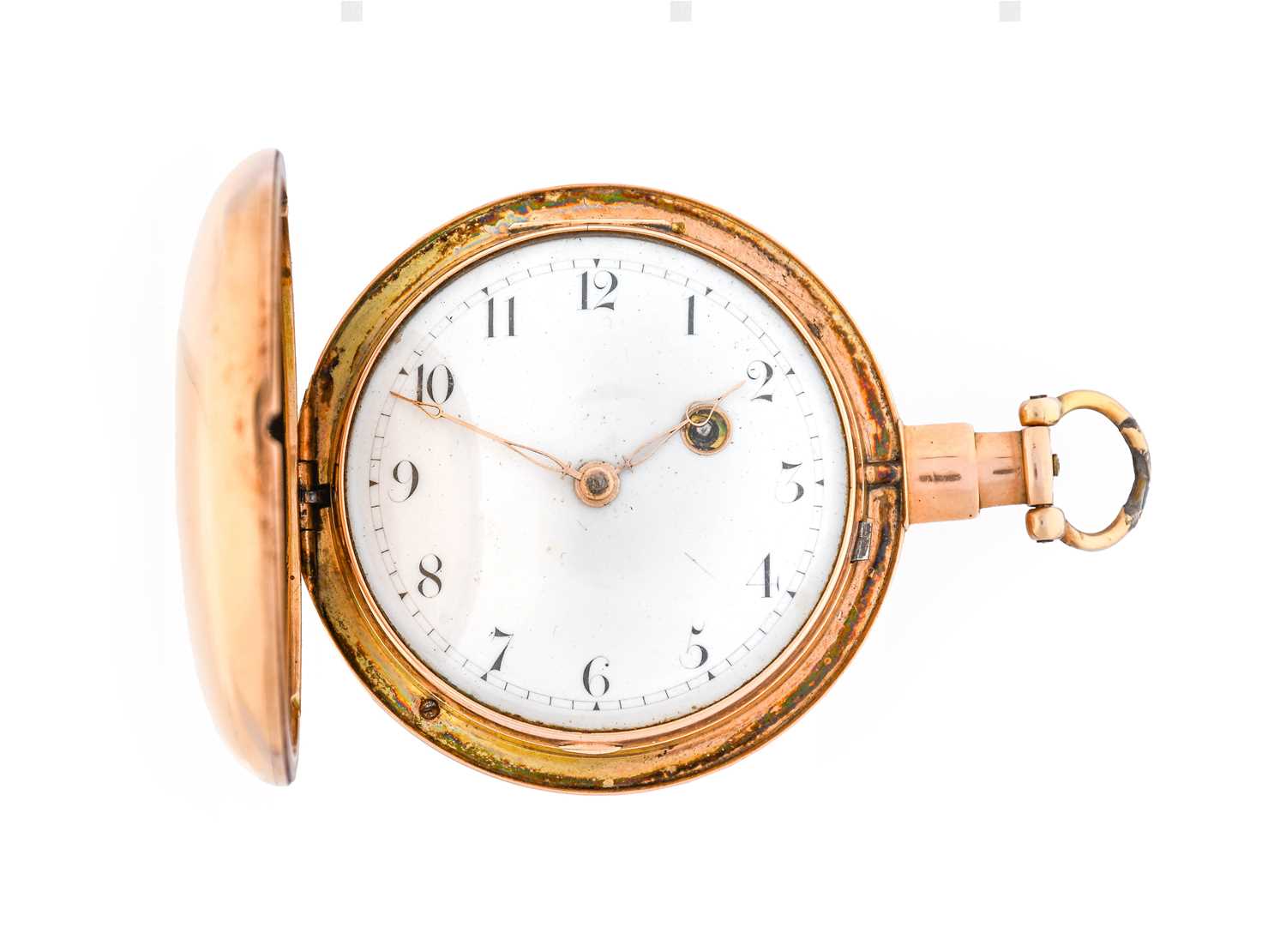 Roskell: An 18 Carat Gold Rack Lever Full Hunter Pocket Watch, signed Rt Roskell, Liverpool, circa