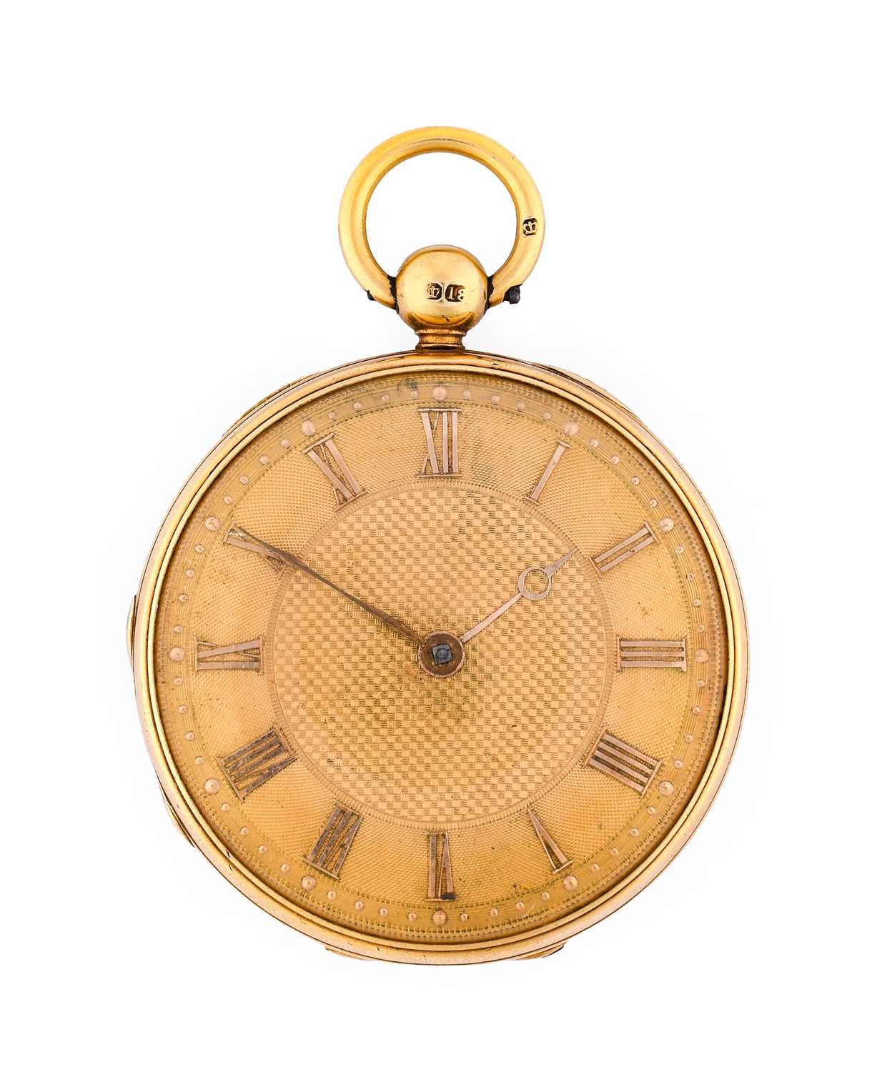 Earnshaw: An 18 Carat Gold Open Faced Pocket Watch, signed T Earnshaw, 119 High Holborn, London,