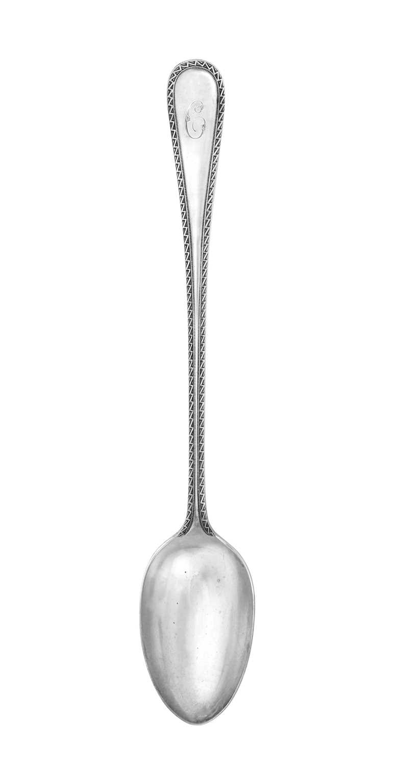 An Edward VII Silver Basting-Spoon, by John Round and Son Ltd., Sheffield, 1908