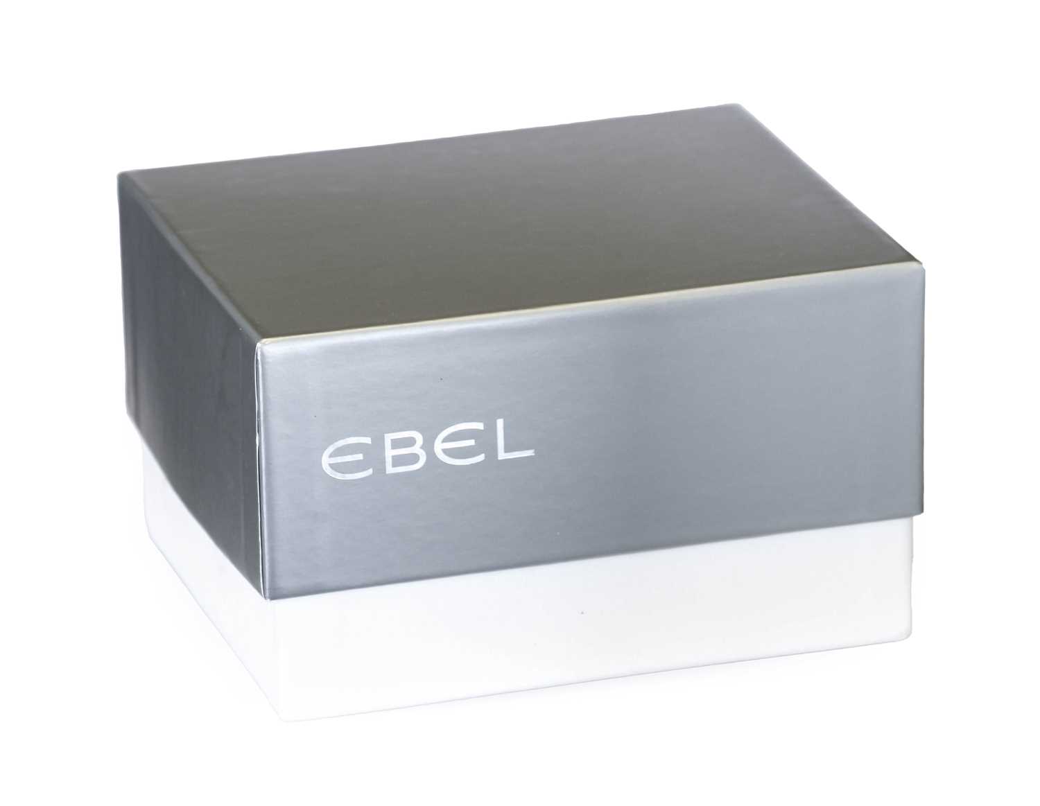 Ebel: A Stainless Steel Calendar Centre Seconds Wristwatch, signed Ebel, model: Classic Wave, ref: - Image 7 of 12