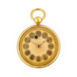 Litherland Davis & Co: An 18 Carat Gold Open Faced Pocket Watch, signed Litherland Davis & Co,