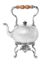 A George II Silver Kettle, Stand and Lamp, by Matthew Cooper, London, 1726
