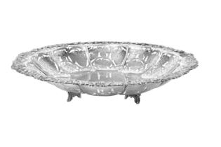 A Continental Silver Bowl, The Border Stamped '900', 20th Century