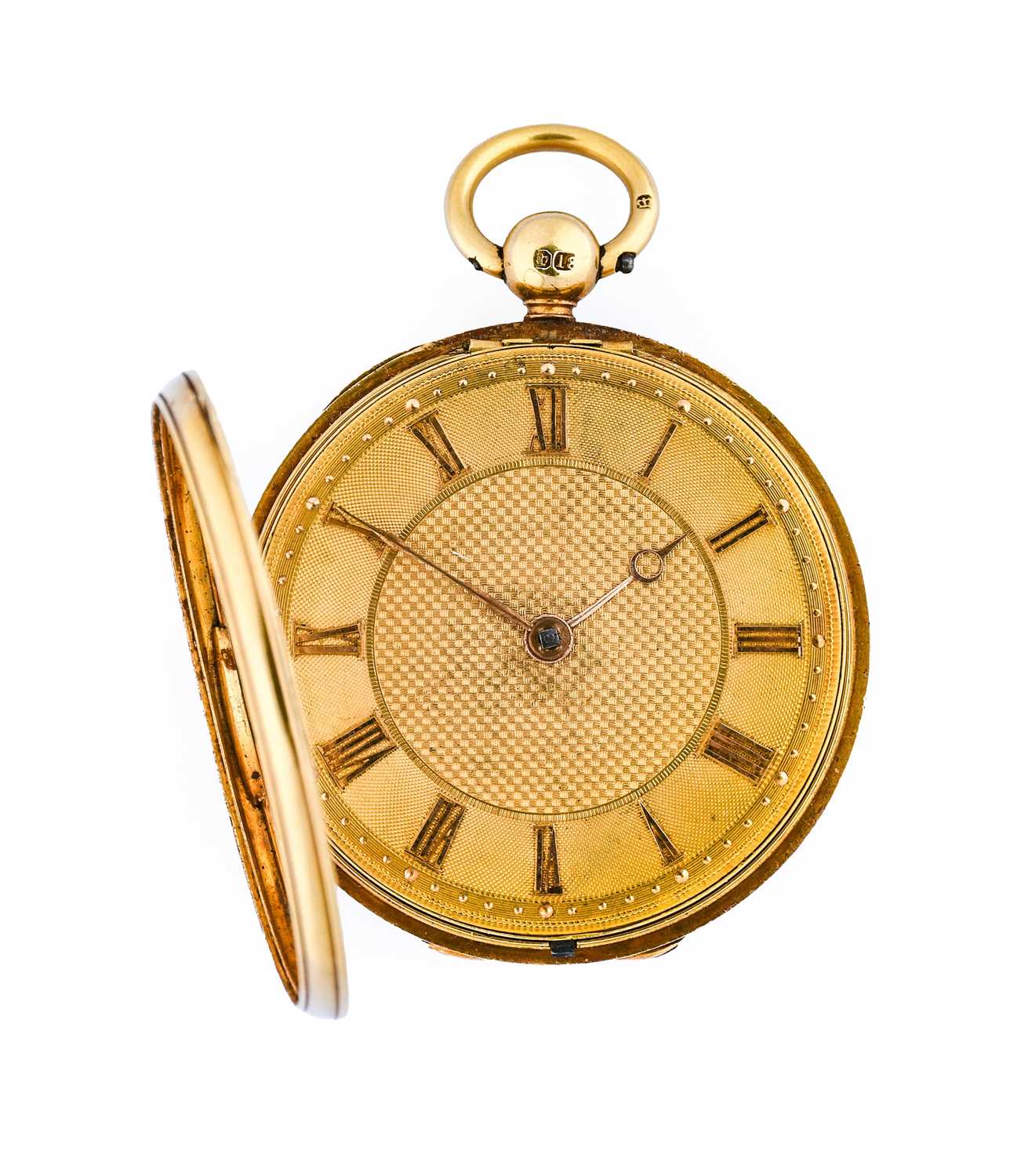 Earnshaw: An 18 Carat Gold Open Faced Pocket Watch, signed T Earnshaw, 119 High Holborn, London, - Image 2 of 4