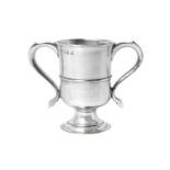 A George III Provincial Silver Two-Handled Cup, by John Langlands and John Robertson, Newcastle, 17