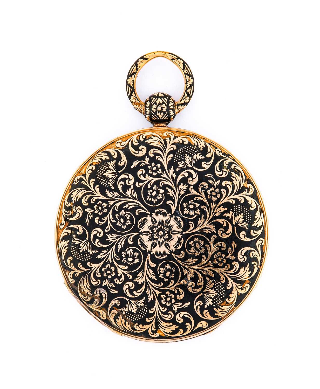 Bautte & Moynier: A Swiss Enamel Digital Hour Display Pocket Watch, signed Bautte & Moynier, A - Image 2 of 2