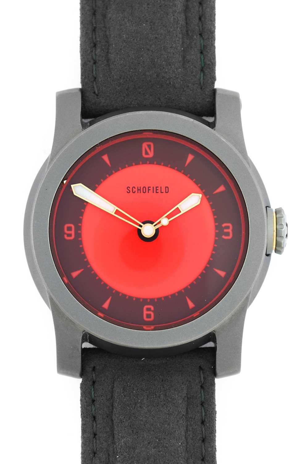 Schofield: A Limited Edition Titanium Automatic Centre Seconds Wristwatch, signed Schofield,