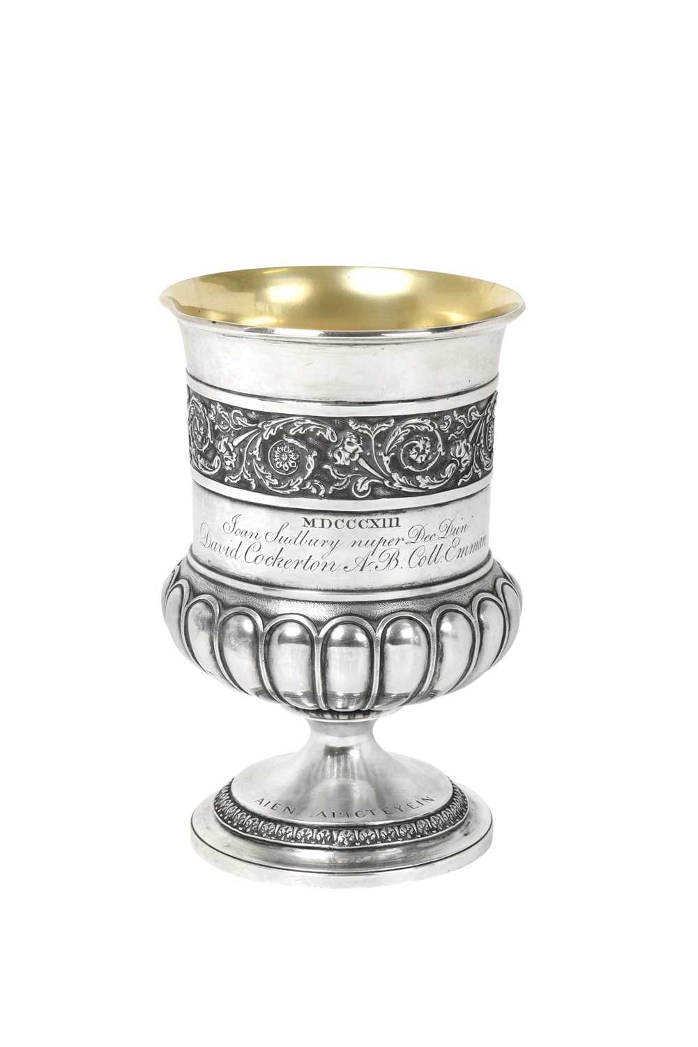 A George III Silver Goblet, by Rebecca Emes and Edward Barnard, London, 1811