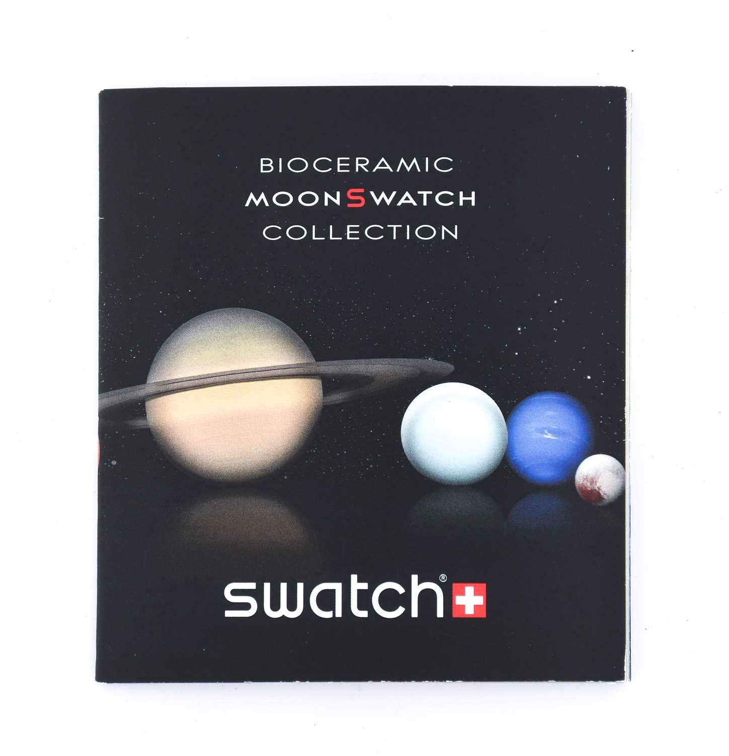 Omega X Swatch: A Bioceramic Chronograph Wristwatch, signed Omega X Swatch, model: Speedmaster - Image 3 of 3