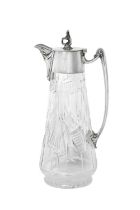 A George V Silver-Mounted Cut-Glass Claret-Jug, The Silver Mounts by Joseph Rodgers and Sons, Sheff