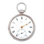 Barwise: A Silver Lever Pocket Watch, signed Barwise, London, 1818, single chain fusee lever