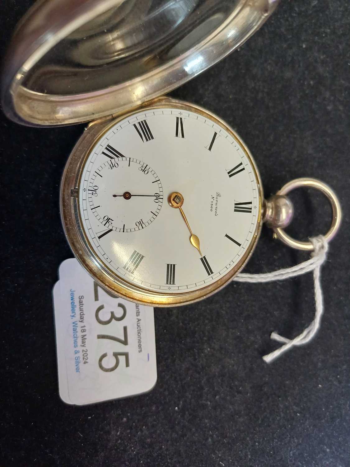 Barwise: A Silver Lever Pocket Watch, signed Barwise, London, 1818, single chain fusee lever - Image 10 of 11
