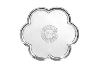 A George I Silver Salver, by Edward Vincent, London, 1726, Britannia Standard