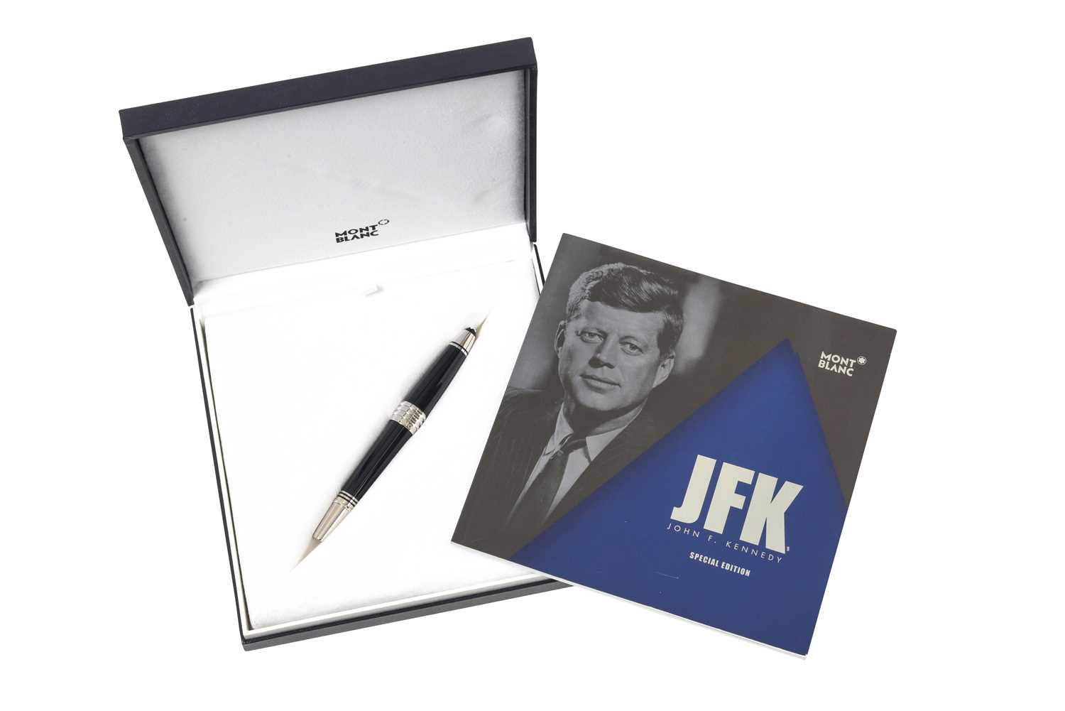 A Montblanc John F. Kennedy Rollerball-Pen, The Clip Numbered MBFF618Q5