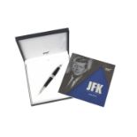 A Montblanc John F. Kennedy Rollerball-Pen, The Clip Numbered MBFF618Q5