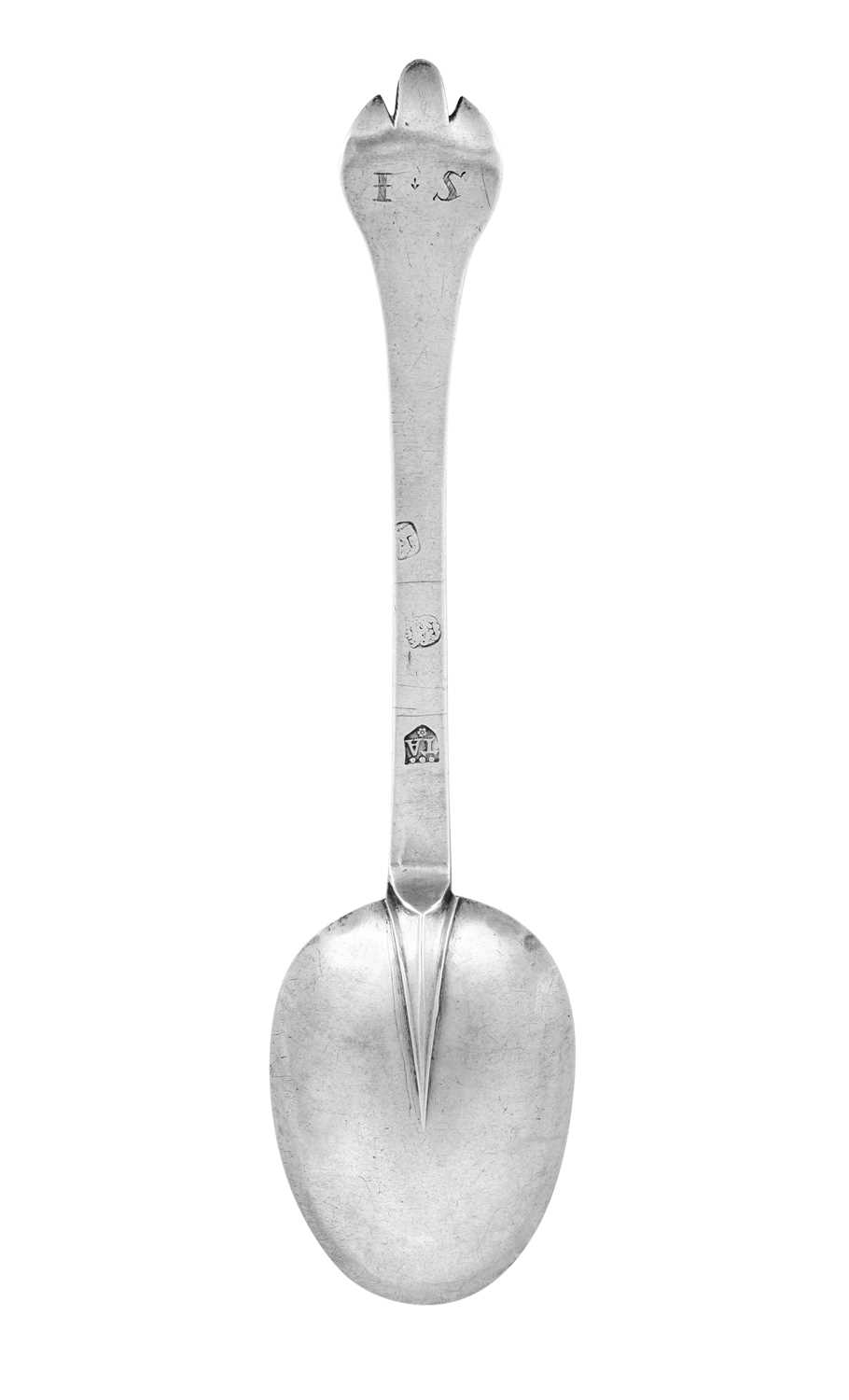 A William and Mary Silver Trefid-Spoon, Probably by Thomas Allen, London, Circa 1690