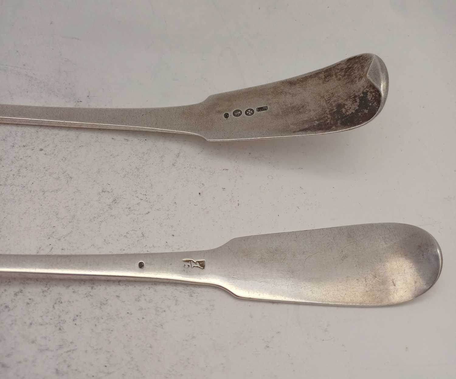 A Maltese Silver Soup-Ladle and Basting-Spoon, The Soup-Ladle by Paolo Pace, Circa 1860, The Bastin - Bild 3 aus 3