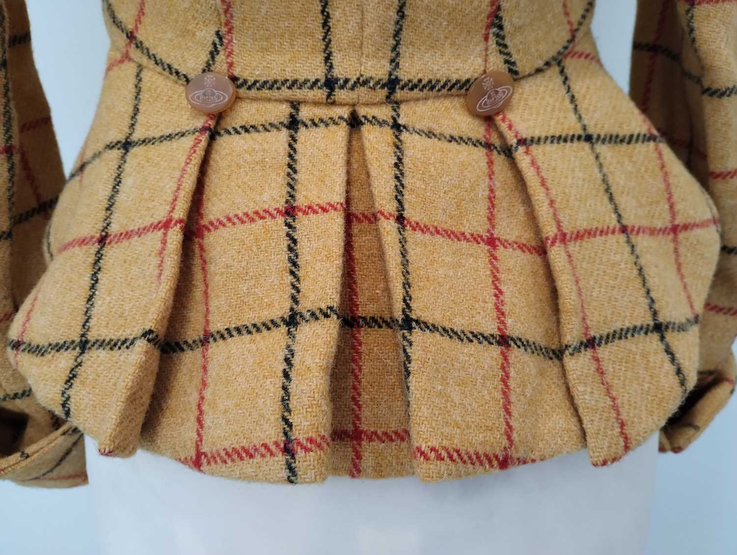 Vivienne Westwood London Harris Tweed Jacket, Vive La Cocotte Collection 1995-6, in yellow - Bild 10 aus 56