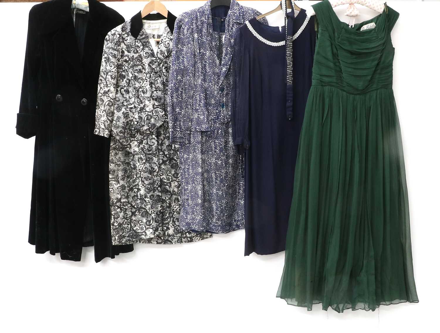 Assorted Circa 1960/70s Hardy Amies Suits and Evening Wear, comprising four outfits including a silk - Image 2 of 3