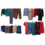 Assorted Circa 1960s/70s Jackets and Seperates, comprising Guy Laroche green wool two piece,