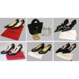 A Collection of Ladies Shoes, Sunglasses and Accessories, comprising two pairs of boxed Christian