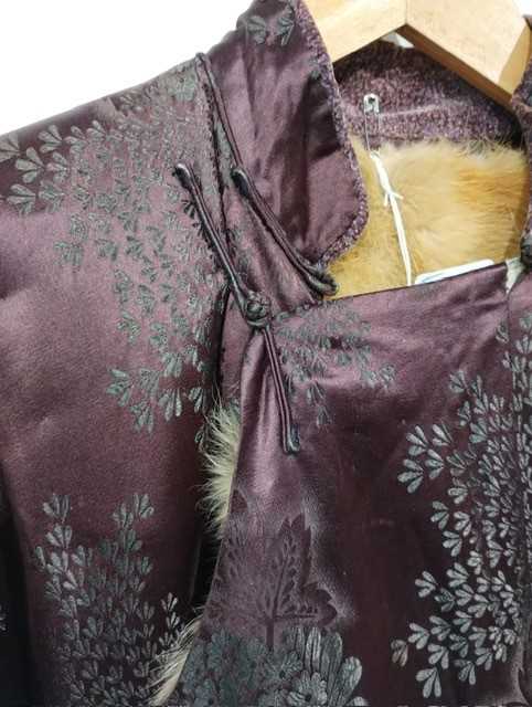 Early 20th Century Chinese Winter Robes, comprising a brown silk brocade robe with patch pocket to - Image 15 of 16