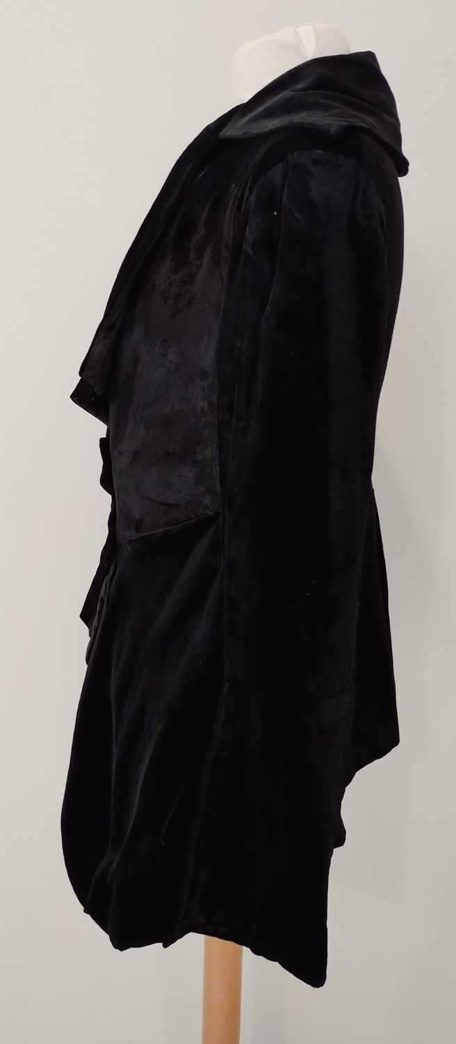 Vivienne Westwood London Black Pan Velvet Jacket, Spring/Summer Café Society Collection 1994 with - Image 6 of 27