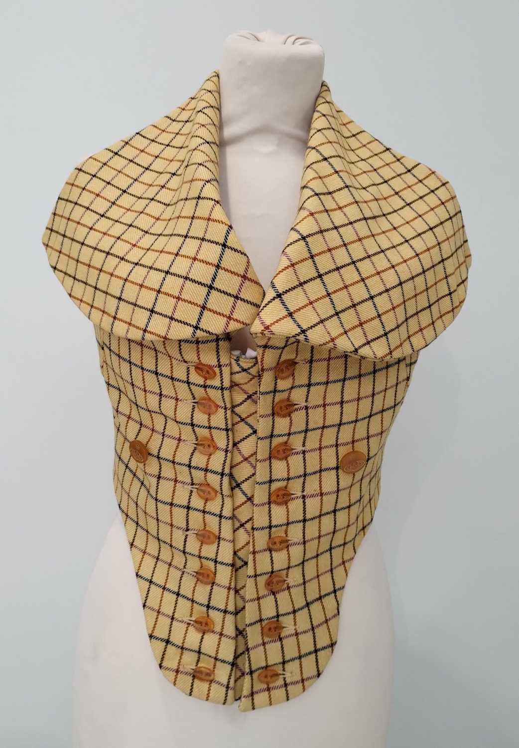Vivienne Westwood London Harris Tweed Jacket, Vive La Cocotte Collection 1995-6, in yellow - Image 16 of 56