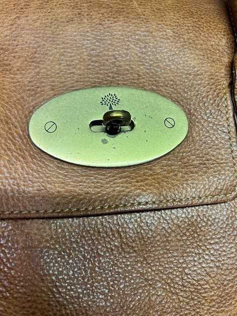 Mulberry Tan Leather Bayswater Tote Bag, with brass hardware, Mulberry 'Postmans Lock', detachable - Image 7 of 12