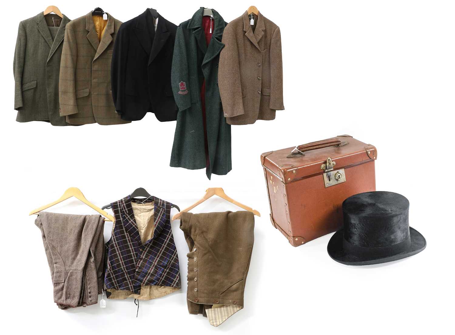 Gents 20th Century Costume and Accessories, comprising a Forsyth Bros. Hamilton, Wishaw and