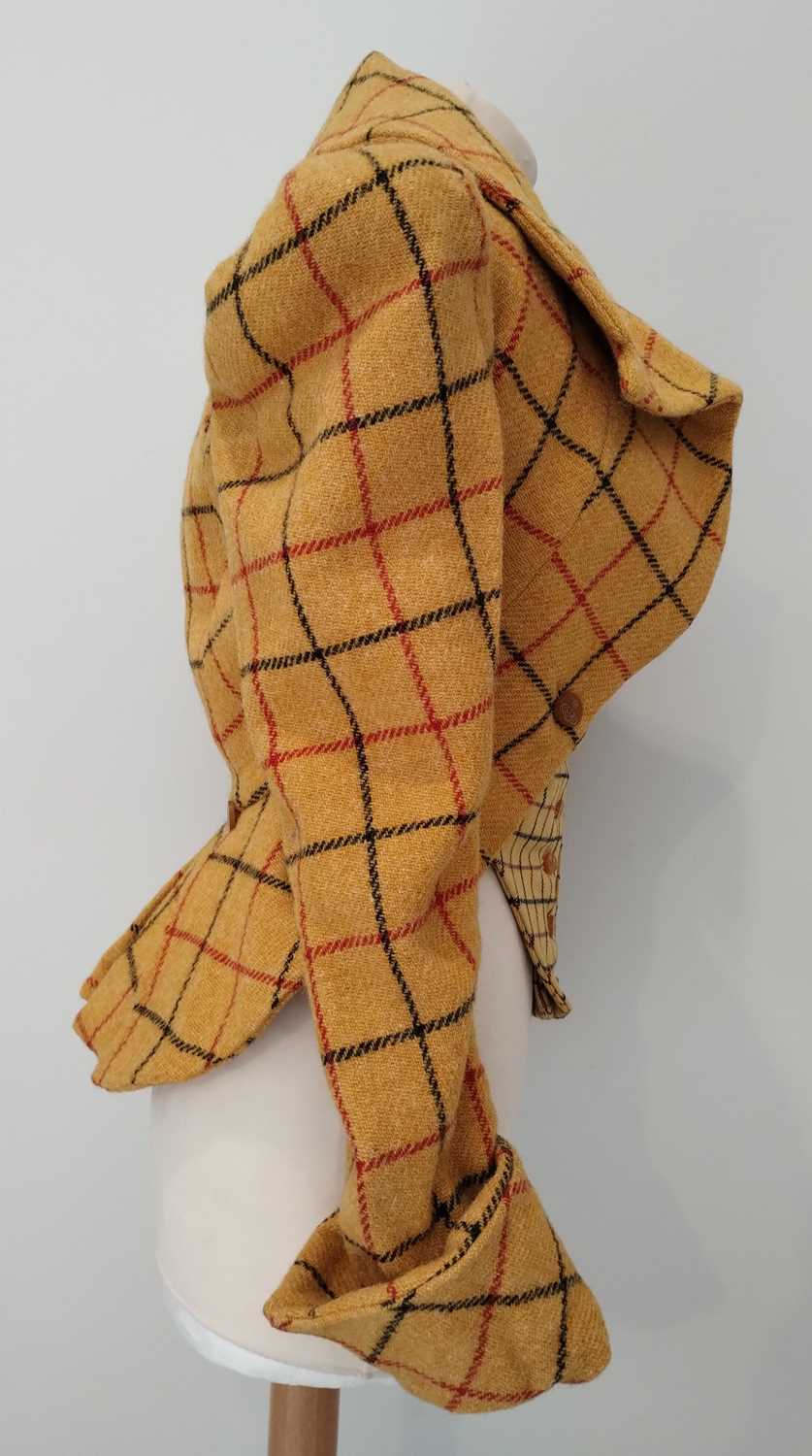 Vivienne Westwood London Harris Tweed Jacket, Vive La Cocotte Collection 1995-6, in yellow - Bild 7 aus 56